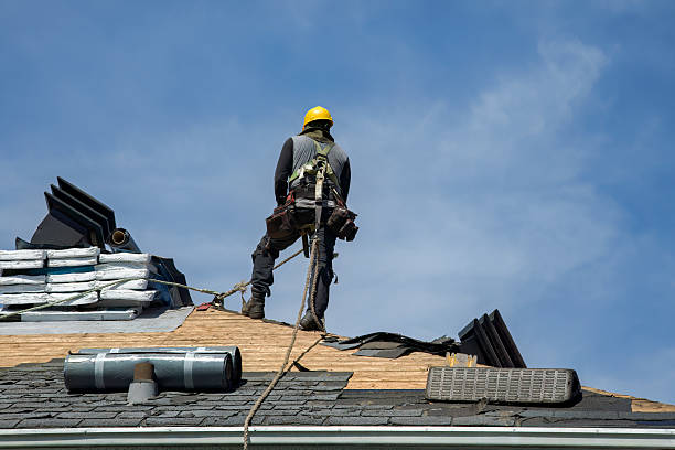 Professional Roof Installation technician working in Valatie, NY